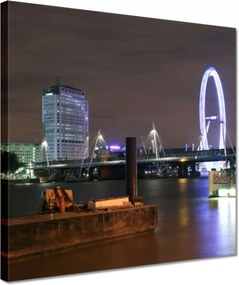 Vászonkép 30x30 Éjszakai kép Londonból