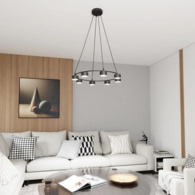 Emibig modern függeszték starlit fekete emi1372/8
