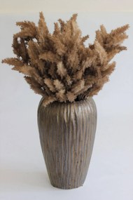 Barna-arany kerámia váza 30cm