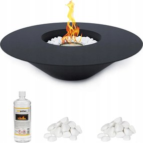 Universe álló Biokandalló fekete Terasz Kert