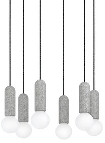 Eglo 39833 - Csillár zsinóron GIACONECCHIA 6xE27/40W/230V pók