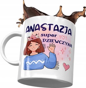 Anasztázia Bögre Születésnapra Névnapra Ajándék Nyomtatott Fotóval