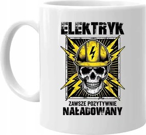 Villanyszerelő mindig pozitív töltésű Bögre Ajándék Villanyszerelőnek