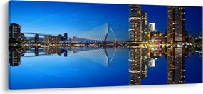 Kép - éjszaka Rotterdam (120x50 cm)