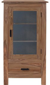 RAAVI Könyvespolc RAMI 120x60 cm tömör fa/rózsafa RAMI-VD