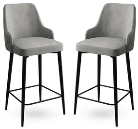 Enox Grey bárszék szett, 2 db, 2 db