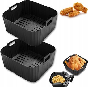 Szilikon Utántöltő Zsírmentes Olajsütőhöz Air Fryer Kosár Forma