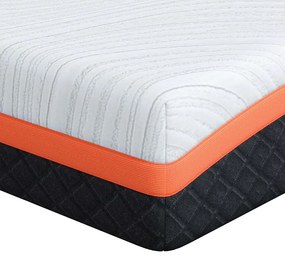 Matrac Fehér és Szürke 70 x 200 cm Gél Memóriahab