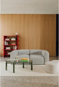 Piros fém könyvespolc 120x156x37 cm Hes – noo.ma