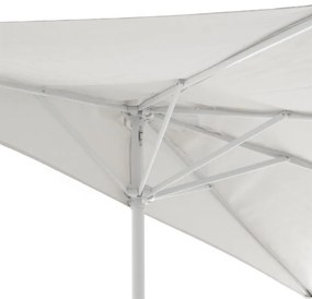 GARTHEN Félköríves kerti napernyő fehér 270 cm