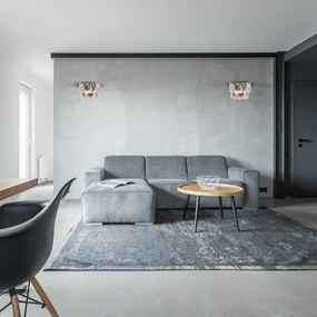 Fali kristály lámpa CHELSEA 2xE14/40W/230V króm