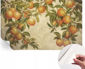 Dekoratív öntapadós fotótapéta irodába Gyümölcsös ágak 416x254 cm
