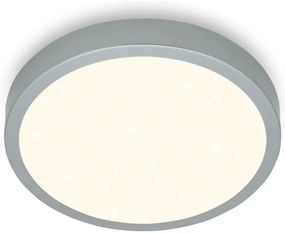 Briloner 3704-014-LED Dimmelhető mennyezeti lámpa RUNA LED/22W/230V ezüst + távirányító