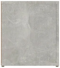 2 db betonszürke szerelt fa TV-szekrény 80x31,5x36 cm