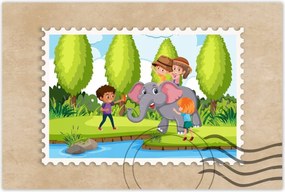 Poszterek 120x80 Ăllatkert Ăllatok Szafari ElefĂĄnt