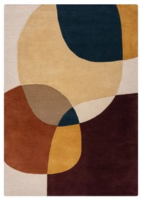 Lila kézi szövésű gyapjú szőnyeg 120x170 cm Glow Purple Multi – Flair Rugs