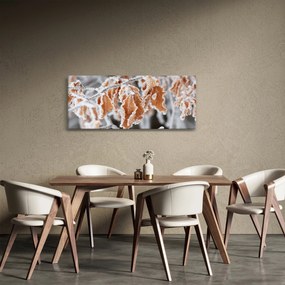 Kép - Fagyott levelek (120x50 cm)