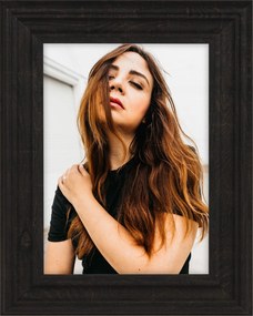 Képkeret 13x18 B6 barna keret tartó keret