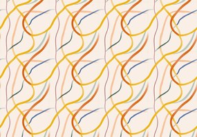 Fotótapéta - Minimalista színes vonalak (147x102 cm)