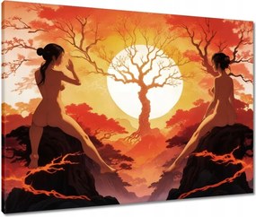 Vászonkép 80x60 Az élet fájának szimbóluma