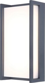 LUTEC 5193001118 QUBO Modern Kültéri Fali Lámpa Antracit LED IP44
