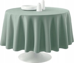 Ova kerek asztalterítő menta színben 180 cm