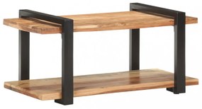 tömör akácfa TV-szekrény 90 x 40 x 40 cm