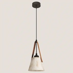 Csillár zsinóron 1xE27/40W/230V fehér