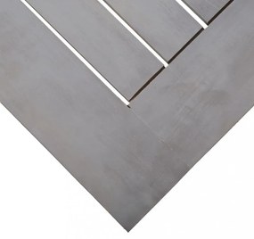 szürke tömör akácfa kerti asztal 200 x 100 x 75 cm