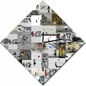 Falióra 42x42 Mix Banksy