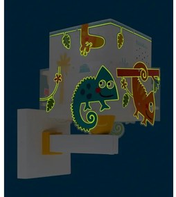 Dalber 63319 - Gyerek fali lámpa HAPPY JUNGLE 1xE27/15W/230V