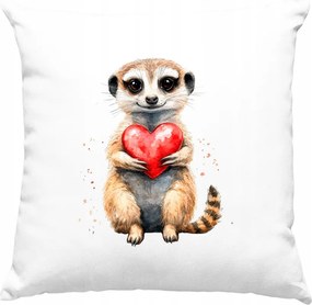 Szurikáta párna Kedves Gyerek 4 Fehér