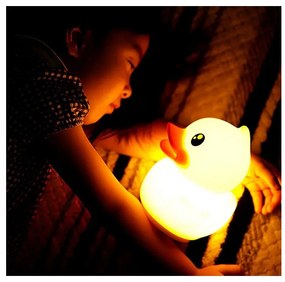 Újratölthető LED éjszakai lámpa - Kacsa