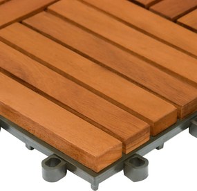Deuba Fa padlólapok Quatro mozaik - készlet 11 db, 30x30 cm