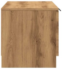 2 db barna tölgy színű szerelt fa TV-szekrény 80x35x36,5 cm