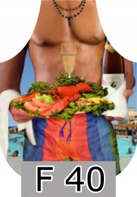 Konyhai kötény grill kötény Ajándék F40