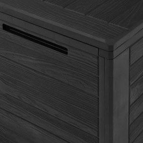 Antracitszürke Kerti Tárolóláda 116 X 44 X 55 Cm