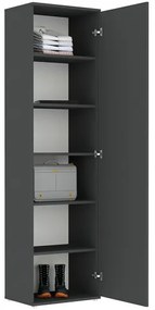 KLARA Polcos Szekrény Antracit Színben.