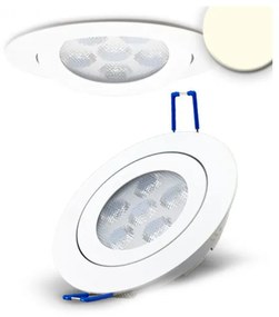 Süllyesztett LED spotlámpa, fehér, 15W, 850 lm, 4200K természetes fehér, 72°, fényerőszabályozható