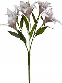 Műliliom csokor 60 cm fehér-piros