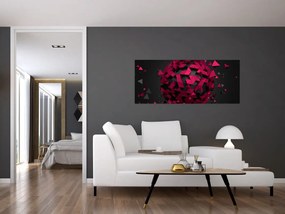 A 3D absztrakció képe (120x50 cm)