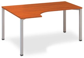 ProOffice B ergonomikus asztal 180 x 120 cm, bal, cseresznye