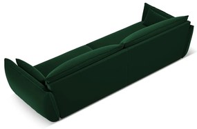 Sötétzöld bársony kanapé 248 cm Vanda – Mazzini Sofas