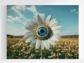 Vászonkép Canvas Virág Margaréta Szem Mező Rét Absztrakt 80x60