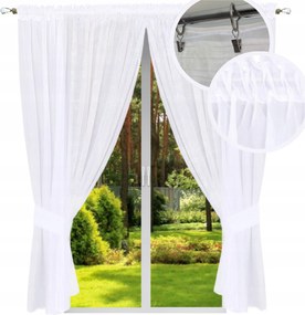Kész függöny sima 240x300 fehér függöny álomfogó mintával, sima függöny nappaliba