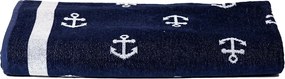BAHIA Strandtörölköző matrózmintás 1. 165x90cm