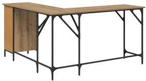 vidaXL Asztal Artisan tölgy 141 x 141 x 75 cm Faanyag