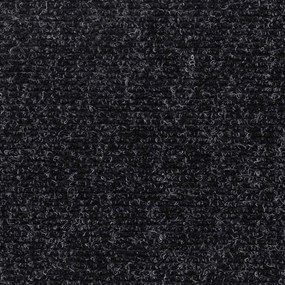 30 db fekete lépcsőszőnyeg öntapadós téglalap alakú 76x20 cm
