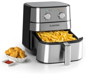 Klarstein AeroVital, forrólevegős fritőz, 1700 W, 5.4 l, rozsdamentes acél, ezüst