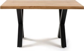 AVENBERG LIVE EDGE Étkezőgarnitúra 4 szék + asztal 140cm